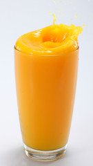 splash orange juice 