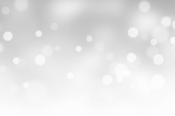 White Abstract Bokeh Lights Background