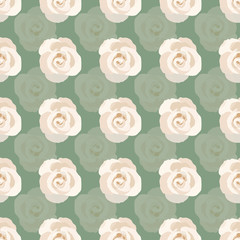 green cream Eucalyptus Rose Collection seaml stock