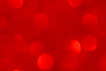 Shiny Red Bokeh LIghts Abstract Background