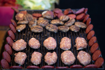 varieties of food in the restaurant