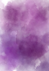 Abstract watercolor digital art painting soft focus for texture background