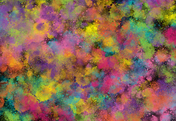 Abstract watercolor digital art painting soft focus for texture background