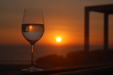 Sunset wine cup 3