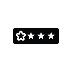 Black solid icon for badly 