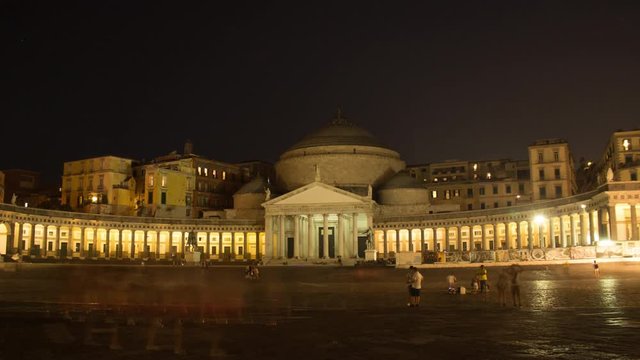 Naples, Italy- Piazza del Plebiscito (Main Square)
