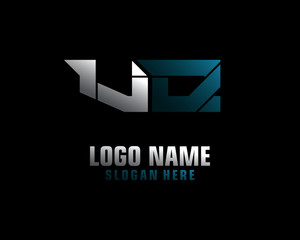 Obraz premium VQ Initial letter logo template vector