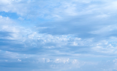blue sky with clouds