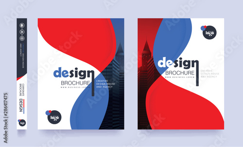 poster flyer pamphlet brochure cover design layout space for photo background, vector template in A4 size