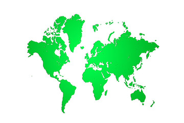 green environment world map
