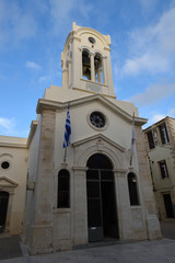 Fototapeta na wymiar Die Dame der Engel Kirche in Rethymno auf Kreta, Griechenland