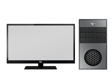 personal computer and monitor