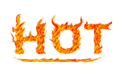 hot fire text