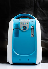 Medical Device Individual Blue White portable oxygen cylinder to put gas for patients with...