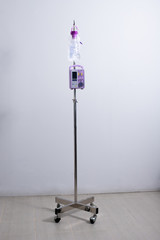 Feeding Pump medical device purple color to supplement nutrition liquid food to tube Enteral...