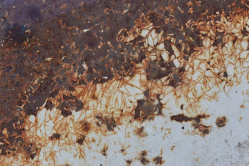 Old rusted metal texture. Can be used for background.