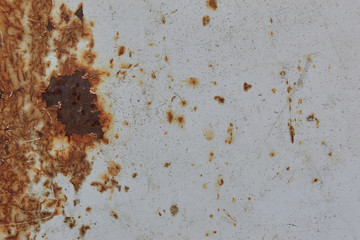 Texture of old rusty metal, can be used as background