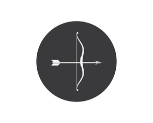 Arrow archery icon vector illustration Logo Template