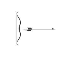 Arrow archery icon vector illustration Logo Template
