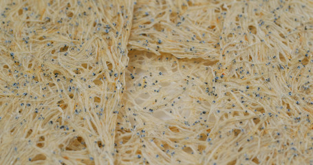 Japanese dry fish snack for beer, tatami iwashi