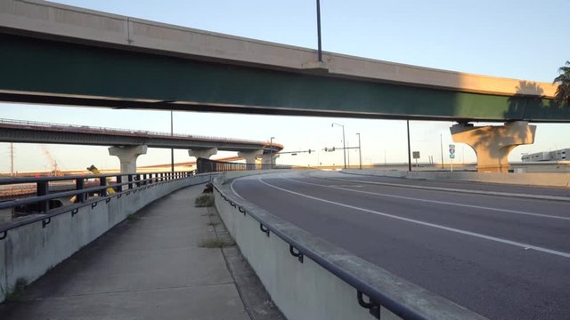 New freeway and interstate at Orlando, Florida .