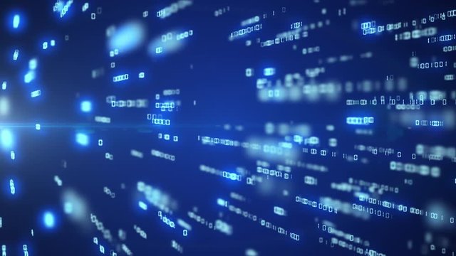 digital code background number zero and one running cloud computing technology concept