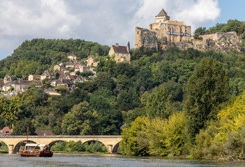 Fototapeta premium Chateau de Castelnaud, medieval fortress at Castelnaud-la-Chapelle, Dordogne, Aquitaine, France