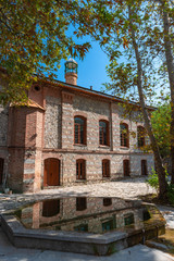 Obraz premium Imam Ali old mosque in Shaki city, Azerbaijan