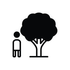 Black solid icon for necessarily 