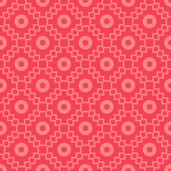 Polka dots seamless pattern. Mosaic of ethnic figures. Patterned texture. Geometric background. Can be used for wallpaper, textile, invitation card, wrapping, web page background.