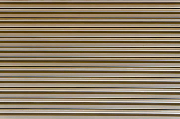 Plane view of straight line pattern of warehouse's ripple shutter roller door