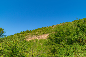 Fototapeta na wymiar Lungo il sentiero 168 Gola di Jana nelle Marche