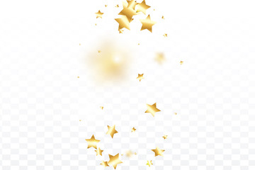 Star falling confetti background.