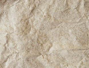 Textured background of crumpled paper