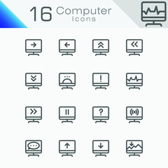16 sets of computer icon for your business