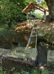 Lavoir à Rivehaute dans le département des Pyrénées Atlantique