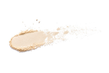 Foundation powder makeup on background