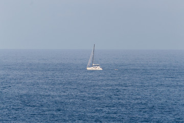 Obraz premium yacht in the sea
