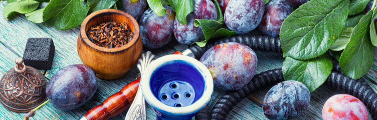 Shisha with plum flavor