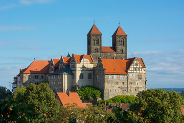 Fototapeta na wymiar Harz Quedlinburg Altstadt Kirche Aussicht / Oldtown 