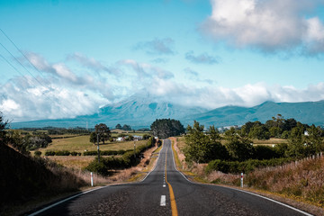 View of Mount Taranaki, New Phymouth, New Zealand.