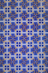 Azulejos,  traditional ornament of houses in Portugal