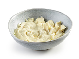 melted white chocolate