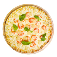pizza on a plate