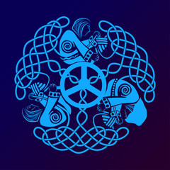 Goddesses of Time with Glow in the Dark Style