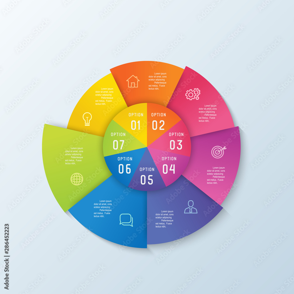 Poster business infographic and data visualization. vector abstract infographics timeline design template. 