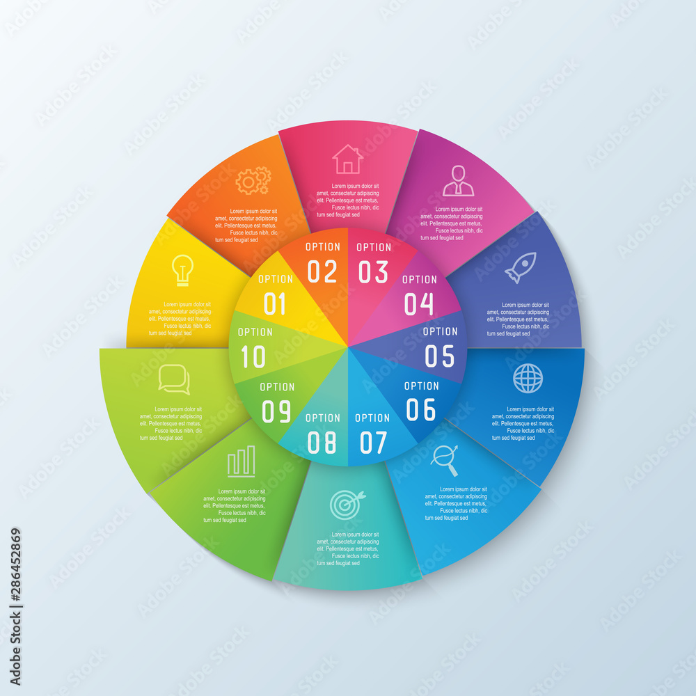 Poster business infographic and data visualization. vector abstract infographics timeline design template. 
