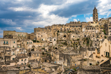 Fototapeta na wymiar Ancient town of Matera (Sassi di Matera), Basilicata, Italy