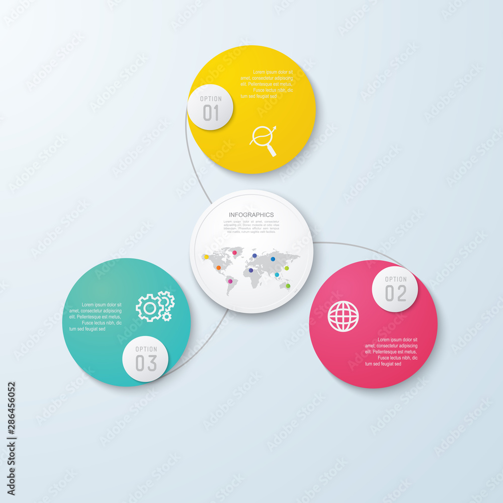 Poster business infographic and data visualization. vector abstract infographics timeline design template. 
