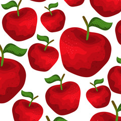 fresh apples fruits nature pattern
